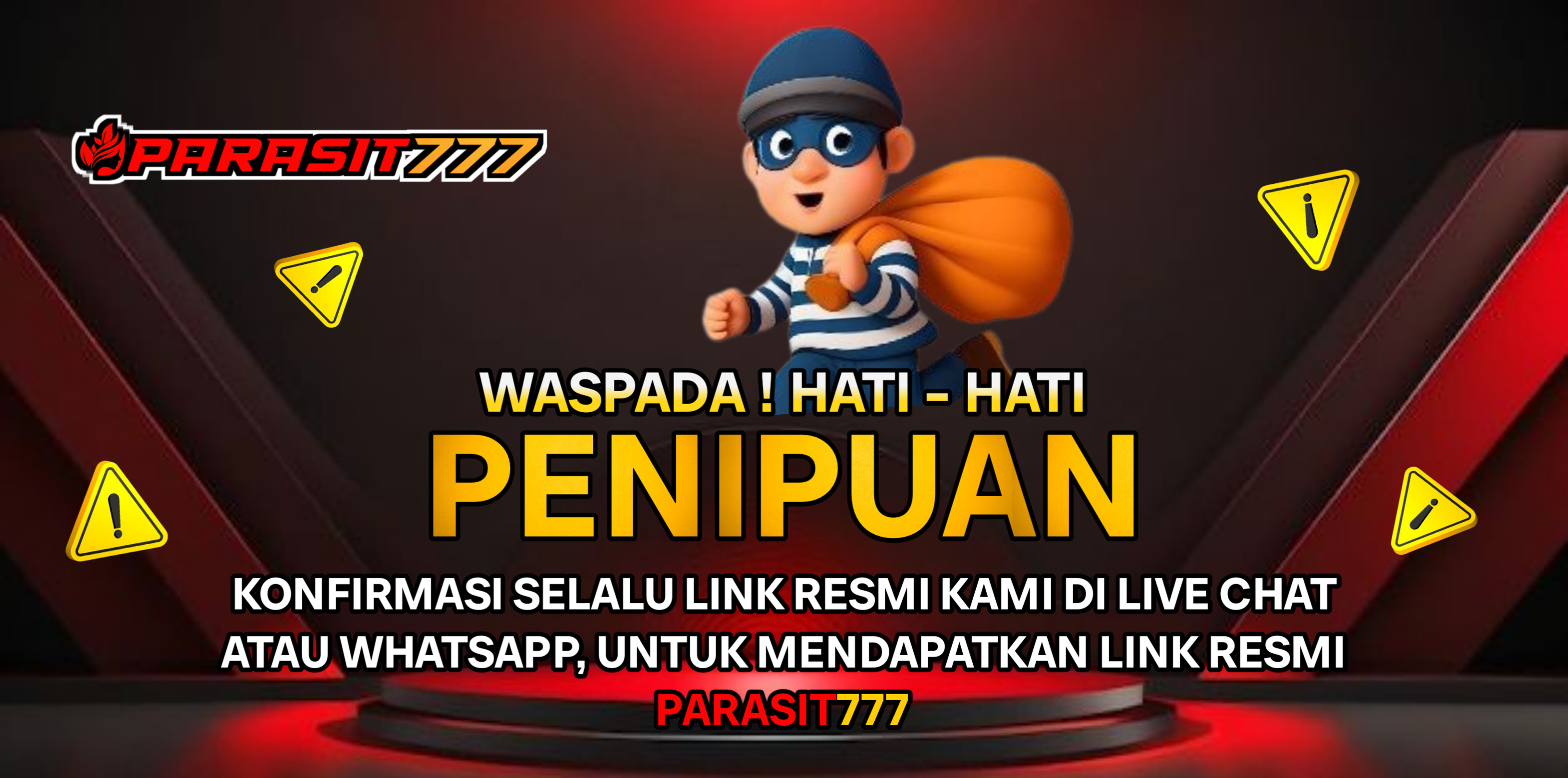 Hati-Hati Penipuan Mengatasnamakan Parasit777 